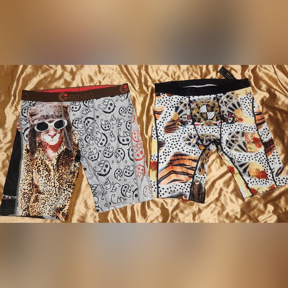 Ethika Men’s Boxer Briefs Size L Bundle of 2 New